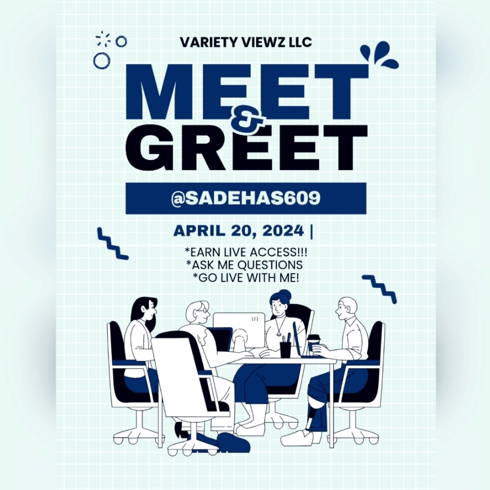 MEET AND GREET WITH ME AND GAIN LIVE ACCESS!!! APRIL 20TH @ 1PM PST